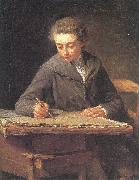 Lepicie, Nicolas Bernard The Young Draftsman Spain oil painting artist